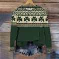 thumbnail image 2 of Hauts pour Femmes Tendance Automne Imprimé de la Saint-Patrick Ample Col Rond Manches Longues Chandail Décontracté Chandail Blouse Hiver Douillet, 2 of 7