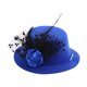 thumbnail image 2 of Xihbxyly Gorra de Verano para Mascotas, Diseño de Encaje de Plumas, Protección Solar, Elegante Accesorio para Exteriores, Estilo Informal para Perros Pequeños, Ideal para Fiestas y Uso Diario, 13 X 5, 2 of 2