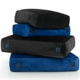 thumbnail image 6 of Costway 48" x 36" Crash Pad Sensory Mat with Foam Blocks and Washable Velvet Cover Black, 6 of 6