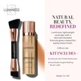 thumbnail image 2 of LUMINESS Airbrush Veil Tinted Moisturizer with Buffing Brush, Tan 100 - Lightweight, Hydrating, & Skin-Plumping Face Moisturizer Spray - Facial Skin Tint with Hyaluronic Acid, Ceramides, & Aloe, 2 of 5
