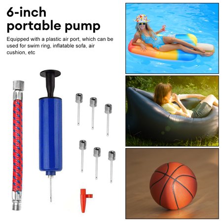 Occkic Ball Pump with 7 Needles Push & Pull Inflating System for All Sports Balls Volleyball Basketball Ball Air Pump