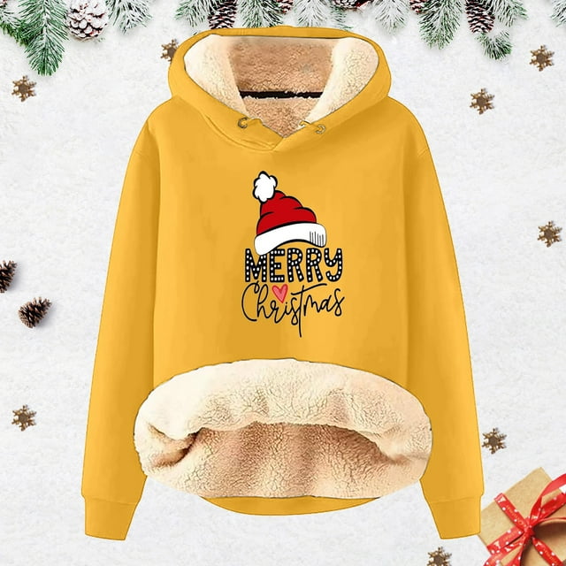 MHFRRA Chandails à Capuche pour Hommes Chandail de Noël Automne/hiver Chaud TG