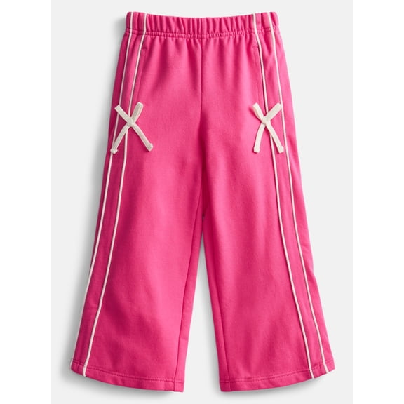 Wonder Nation Toddler Girls Track Pants with Bows, Sizes 18M-5T
