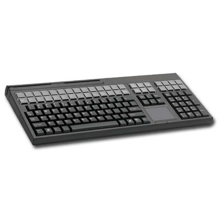 Cherry G86-71401 Pos Keyboard 127 Keys - Qwerty Layout - 42 Relegendable Keys - Magnetic Stripe Reader - Usb - Black (g8671401euadaa)