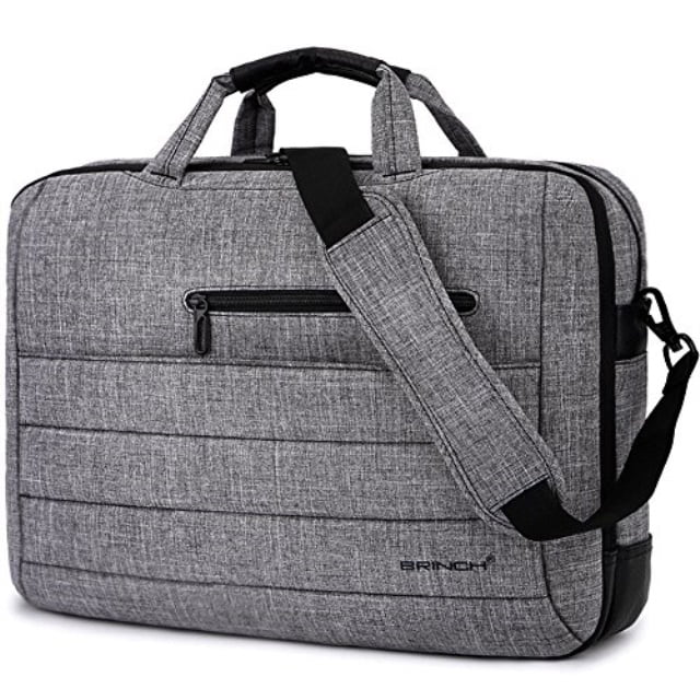 BRINCH 17.3 Inch Nylon Shockproof Carry Laptop Case Messenger Bag for 17-17.3 Inch Laptop ...