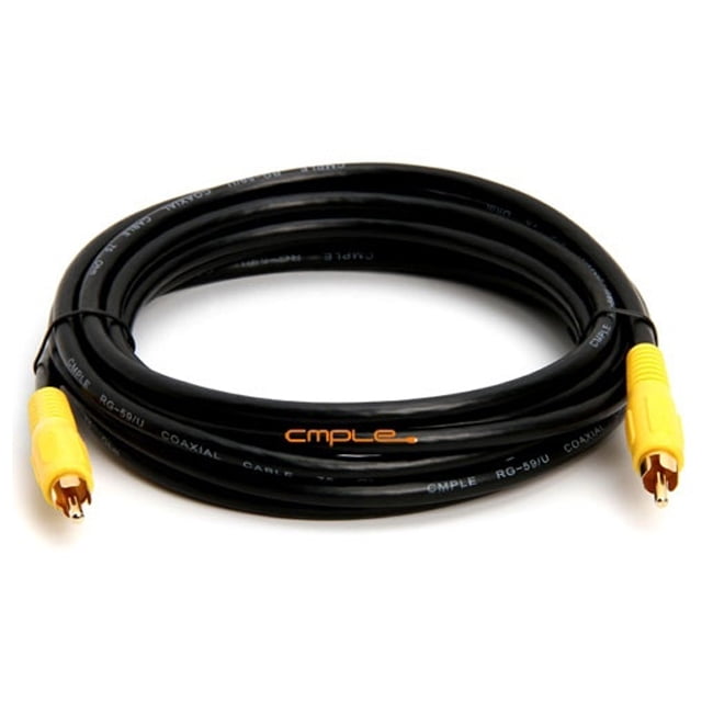 Cmple 1 RCA Composite Video / Subwoofer / Digital Coax / S/PDIF Patch
