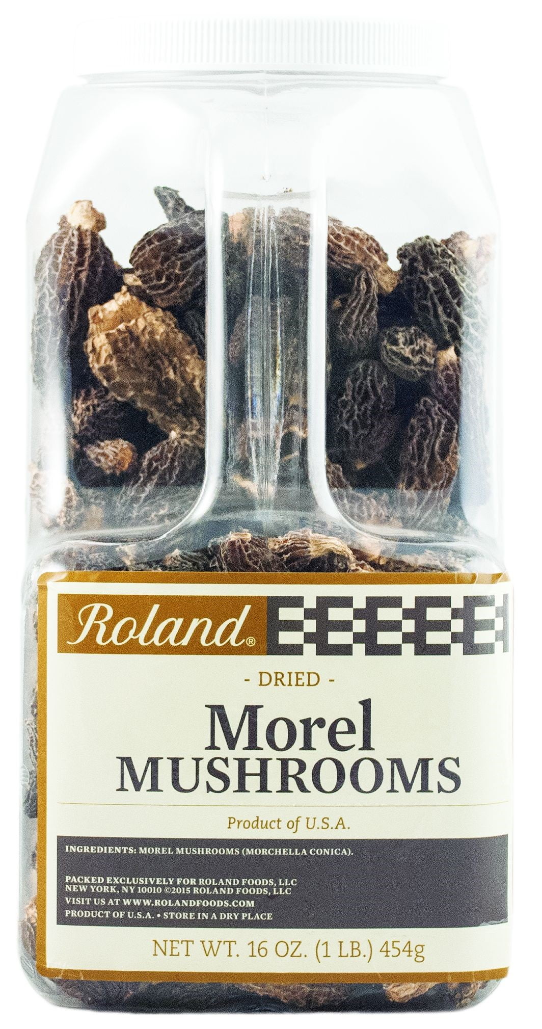 Roland Dried Morel Mushrooms, 16 Oz