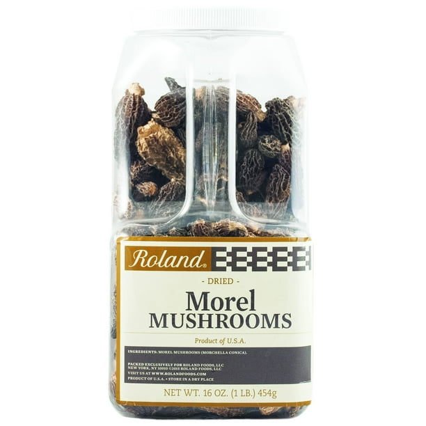 Roland Dried Morel Mushrooms, 16 Oz