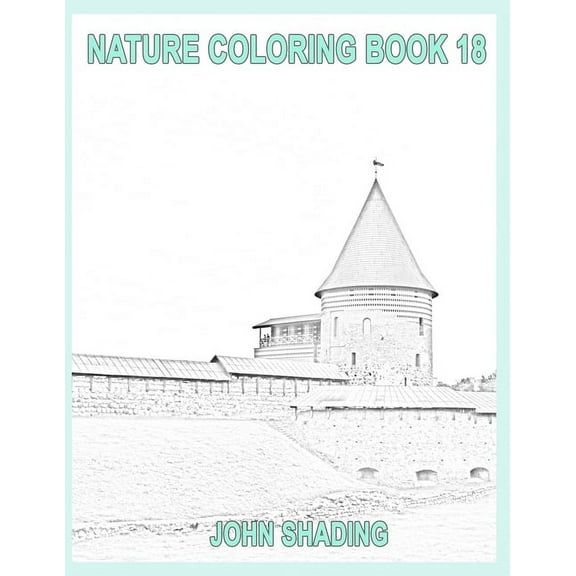 Nature Coloring: Nature Coloring Book 18 (Paperback)