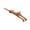 Brown 1 Packs, variant on Back Cat Scratcher Long Handle Back Rake Wooden Massage Scratcher Massager, 45 cm, Black