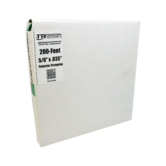 Portable Self Dispensing Mini Polyester Strapping Coil 5/8" x .035 x 200'