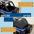 thumbnail image 4 of Fit 2007-2018 Jeep Wrangler JK JKU 4 Door Sunshade Mesh Shade Top Cover Anti-UV, 4 of 12