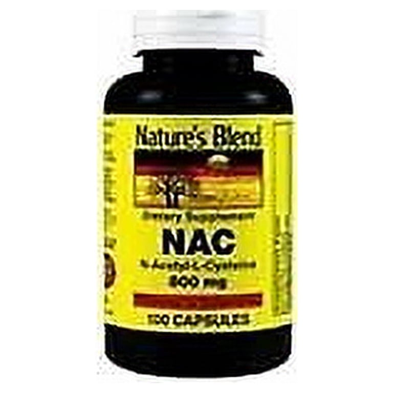 glutathione nac together Nature's Blend Essential Power Antioxidant, 100ct, 3-Pack Size:16oz Glass Bottle B12 Shot Aftercare Card Cage Life Care Pakistan