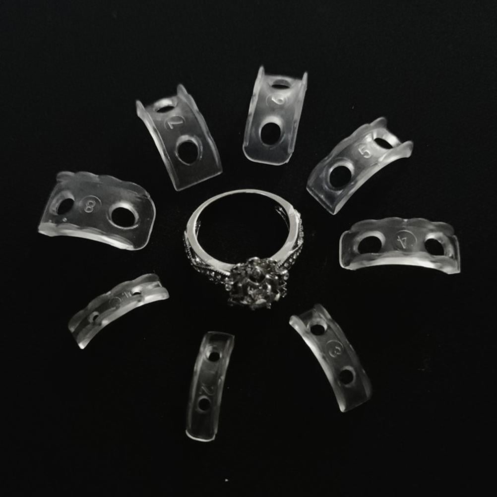 Ajusteur de Taille de Bague Sizer de Bague Reducteur de Taille de Bague Garde de Bijoux Ajusteur de Taille de Bague pour Bagues Amples Sizer de Bague Reducteur de Taille de Bague