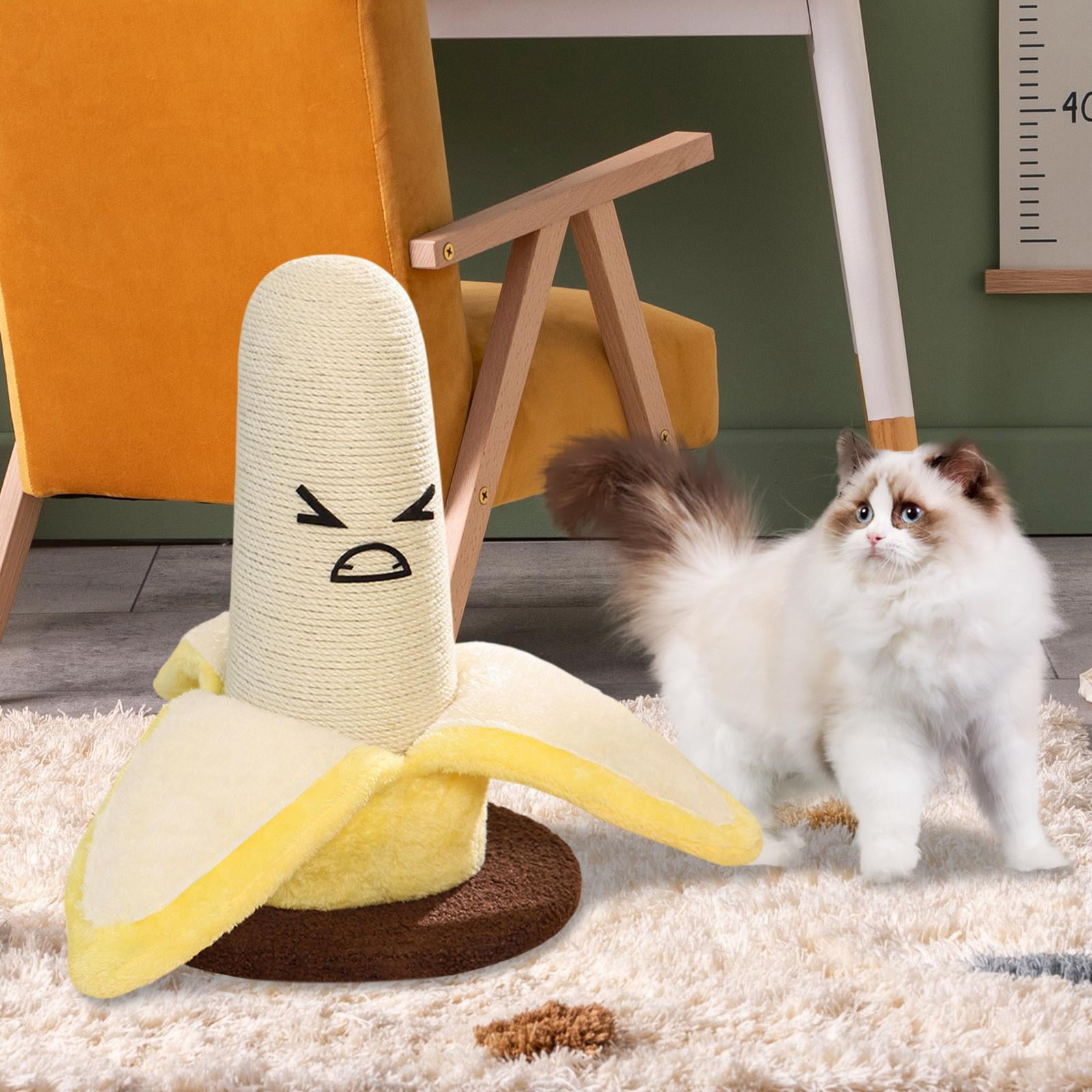 Zxpjkyu Cat Scratching Post Claw Scratcher Pet Supplies Exercise Playing Interactive Toy