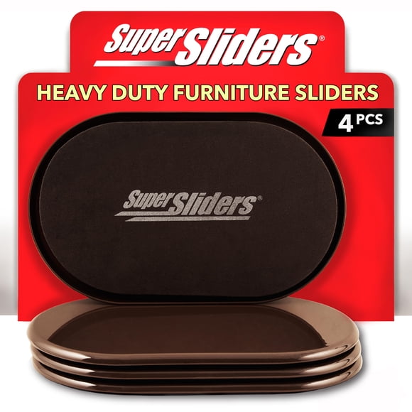 Deslizadores para Muebles Super Sliders Ovalados 15 x 24 cm Paquete de 4