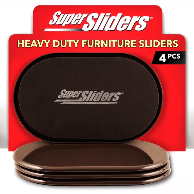 Deslizadores para Muebles Super Sliders Ovalados 15 x 24 cm Paquete de 4