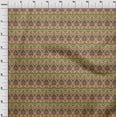 thumbnail image 3 of oneOone Tissu Lycra Polyester Diamant & Tourbillon Tissu Imprimé Ikat 1 Yard 56 Inch Wide, 3 of 4