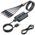 thumbnail image 1 of Cable convertidor HDMI a componente con función de escalador, convertidor escalador HDMI a YPbPr de, 1 of 7