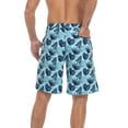 thumbnail image 5 of LRD Men's Swim Trunks with Compression Liner 9 Inch Inseam Board Short Palm Leaf / Navy XXL, 5 of 6