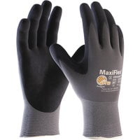 MaxiFlex Ultimate Seamless Knit Nylon Glove - Lightweight, Breathable - Pair, Small, Black