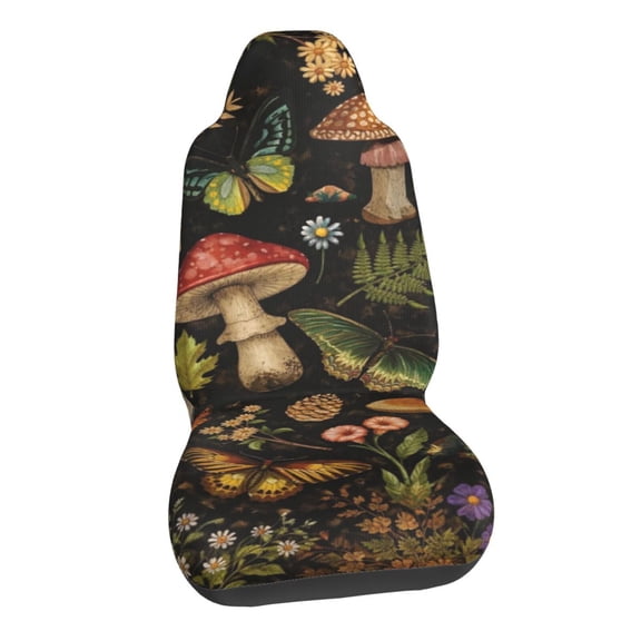 Mushroom Car Seat Covers Stretch Car Seat Protectors Universal Fit