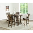 thumbnail image 2 of Steve Silver Saranac Wood Counter Chair in Chocolate Finish, 2 of 6