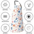 thumbnail image 6 of Rateoe Scandinavian Alphabet Aprons with Pocket,Men Womens Aprons Waterproof Adjustable Cooking Aprons for Kitchen Gardening and Salon, 6 of 7