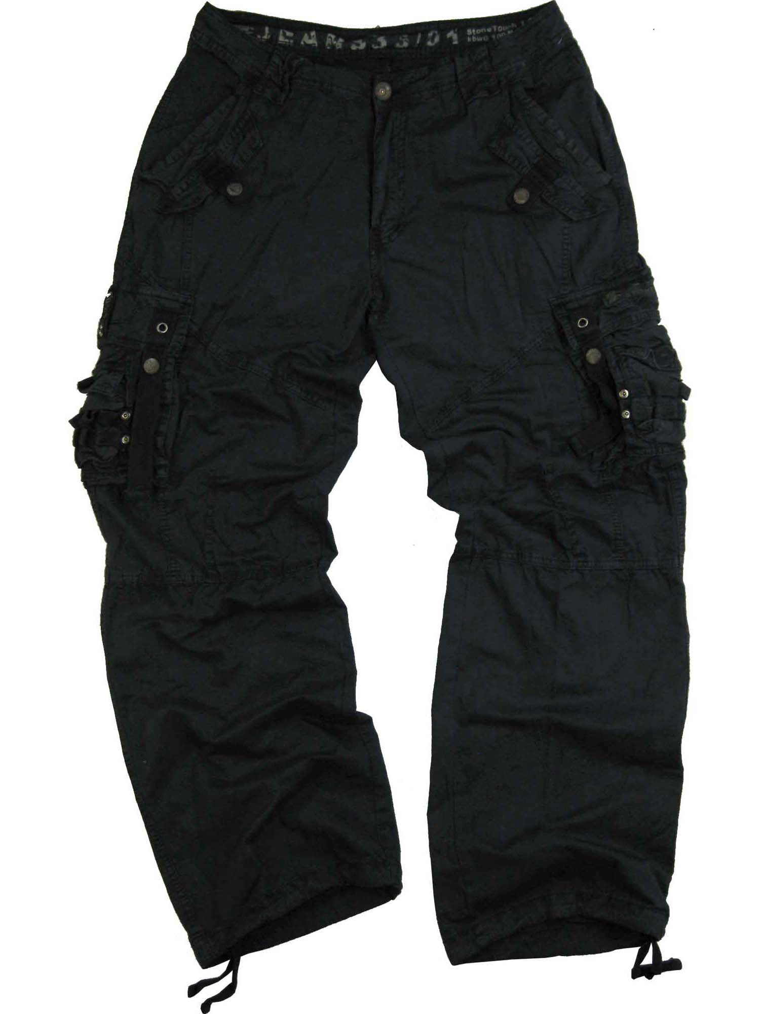 Men's Military Cargo Pants 36x34 Navy #12211 - Walmart.com