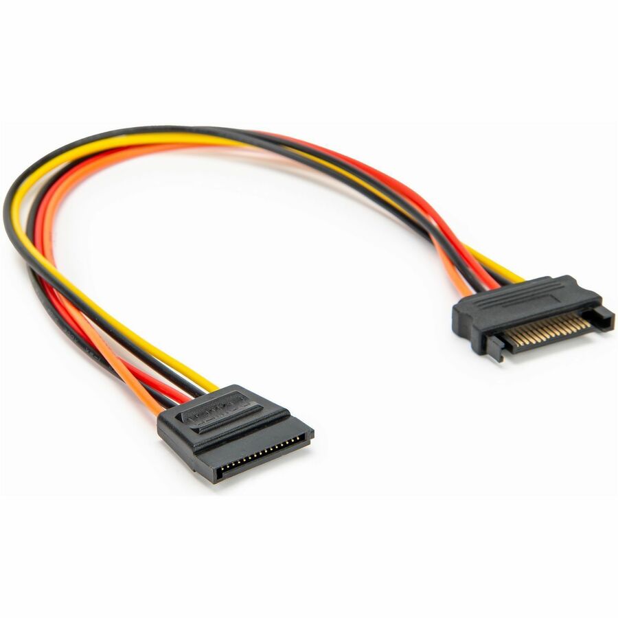 Rocstor Y10C866RD 12in SATA Power Extension Cable 15 Pin