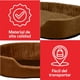 thumbnail image 4 of Cama para Perros Cuory Café con Fondo y Base Antideslizante y Forro Acolchonado наversable, 4 of 6