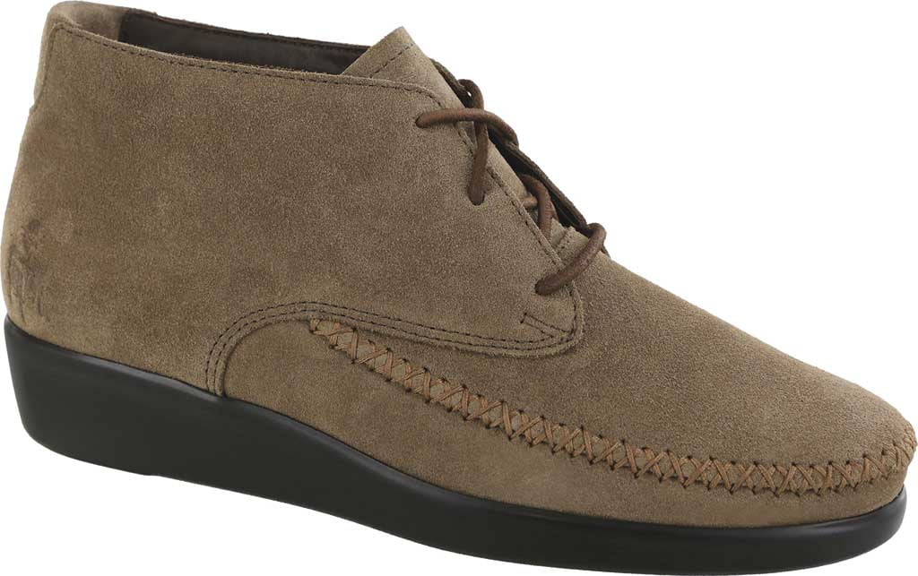 Women's SAS Kich Ankle Boot Almond Leather 9.5 WW