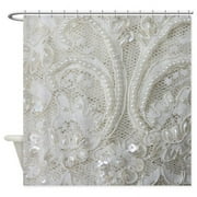 CafePress - Boho Chic French Lace - Unique Fabric Shower Curtain 70" x 72"
