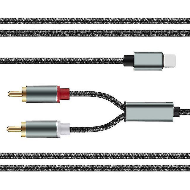 Apple a 2rca Lotus Cable Cable de audio Altavoz Amplificador de audio Iphone Enlace de teléfono móvil Cable de audio ShuxiuWang 8390612430190