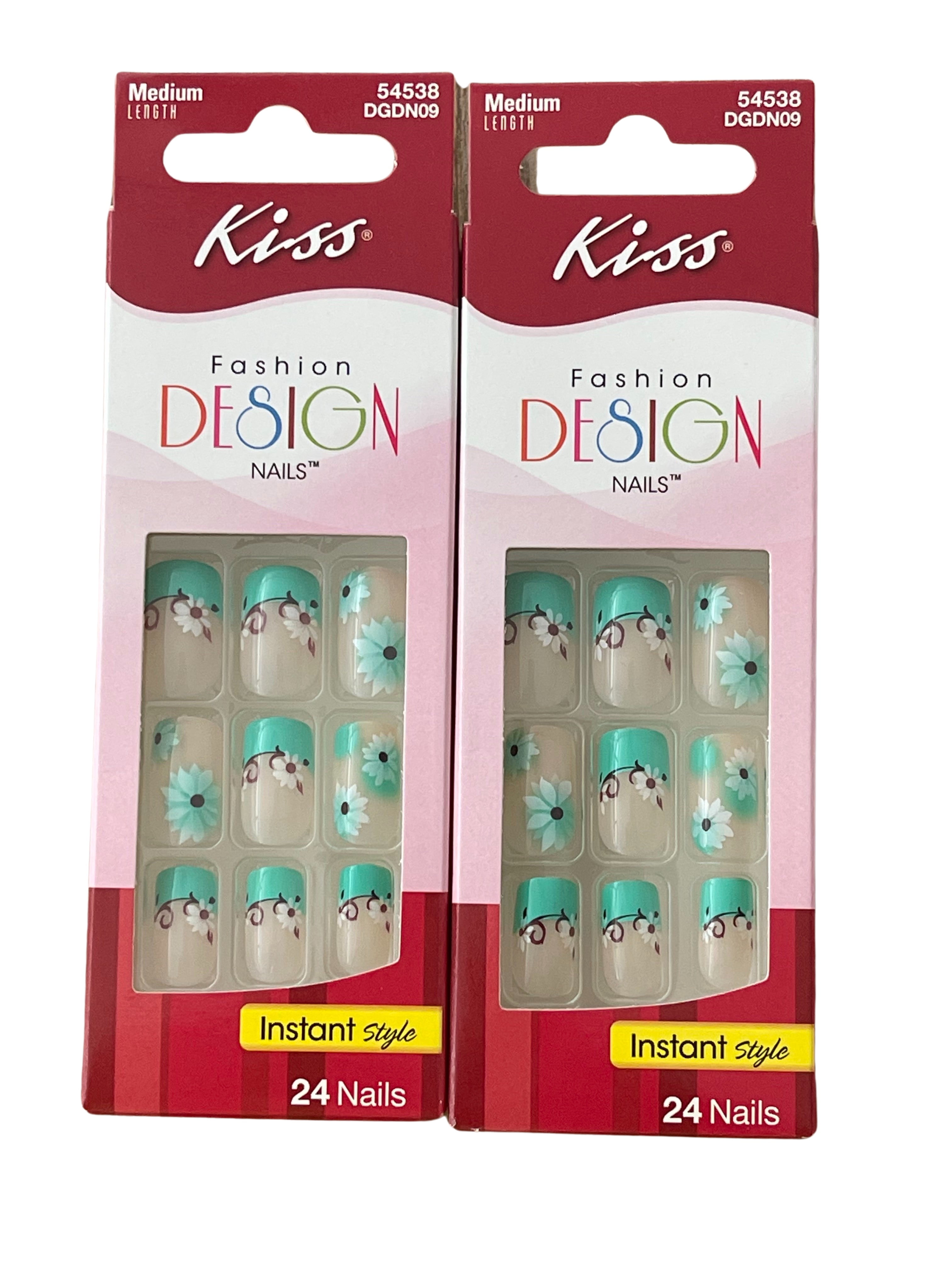 2 Pack Kiss Fashion Design Nails Mint Green Flower Medium SQUARE   2049aeef 26c5 46aa 83b2 Eb65d5663ff2.72672311d00efd31337700b2aa8c4cdf 