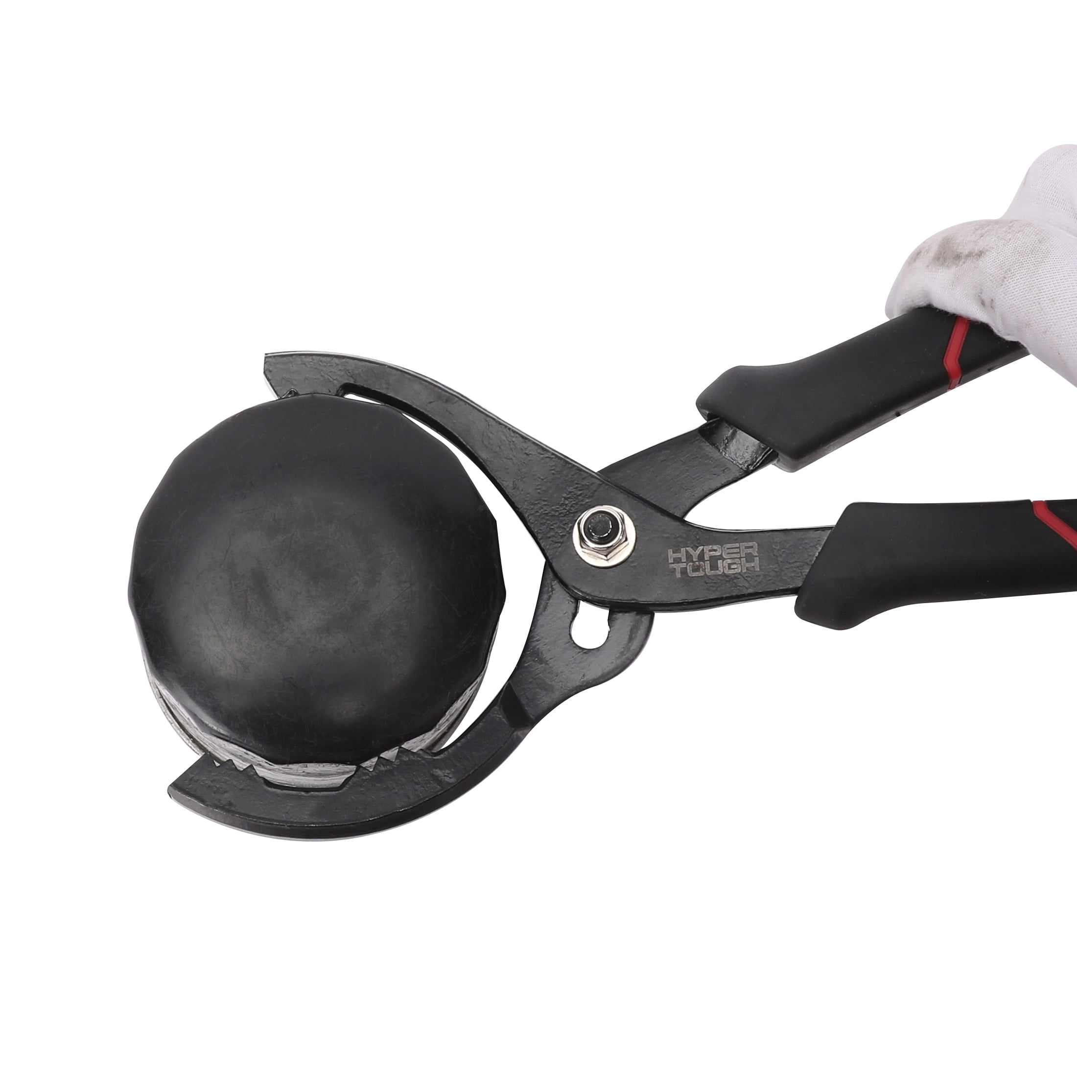 Hyper Tough Adjustable Jaw Oil Filter Wrench, Heavy Duty, Carbon Steel, Filters 2-1/2 to 4-5/8 inch