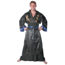 Underwraps Men's Black Samurai Costume - Size 2X