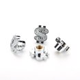 thumbnail image 1 of NEW Bicycle Tire Valve Caps Universal Dustproof Gold Crown Tyre Wheel Stem Air Valve Caps Tire Valve Auto Truck Bike 4pcs/lot He Qiyong unisex, 1 of 2