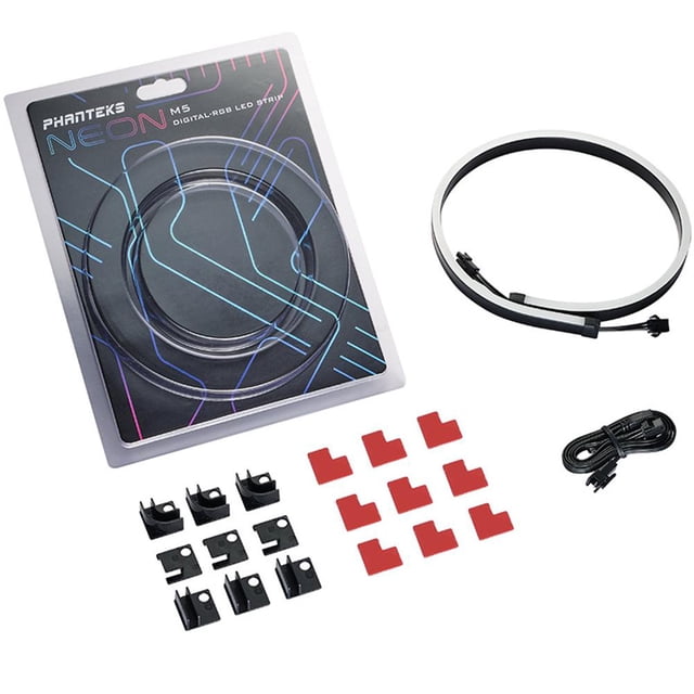 Encendiendo Encendiendo PHANTEKS M5 3 Pin Gorgeous 550mm PC Case Placa base Cinta de tira de luz RGB