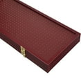 thumbnail image 3 of 4 Panels Room Divider Folding Screen Pegboard Insert Red Color 71' High x 70" Wide Freestanding, 3 of 6