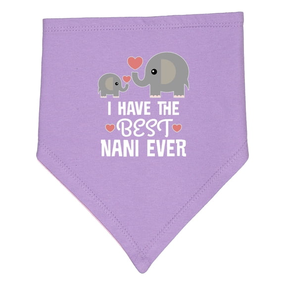 Inktastic Best Nani Ever Grandchild Baby Bandana Bib