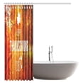 thumbnail image 2 of ARTJIA Thanksgiving Decor Shower Curtain Set, Happy Thanksgiving Against Autumn Tree and Leaves Scene Fabric Bathroom Shower Curtain 66x72 Inches, 2 of 2