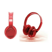 zTech Over the Ear Wireless Bluetooth Headphones Red