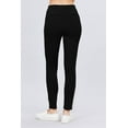 thumbnail image 4 of Saronite Basics Full Length Ponte Pants, Black (Women's), 4 of 4