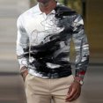 thumbnail image 2 of Tops para hombre Camisas Blusas Elegantes Camisas casuales de manga larga Moda Cuello vuelto Camiseta Otoño Impresión Sweartshirt Odeerbi  ODB-5, 2 of 5