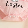 thumbnail image 6 of CAICJ98 My First Easter Baby Girl Outfits Newborn Long Sleeve Romper+Rabbit Tutu Skirt+Headband Infant Clothes Set (Red,12-18 Months), 6 of 7