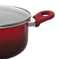 thumbnail image 2 of Hamilton Beach 12 Pouces en Aluminium Antiadhésif Rond Néerlandais Pot Bas, Rouge, 2 of 3