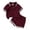 j-35Wine18, variant on MEZZALL Stylish Boys Outfit Sets Comfortable O-Neck Short Sleeve Shirt And Shorts Toddler Casual Wear And Daily Activities Kids Clothes Sets for Every Occasion Birthday Party Beach