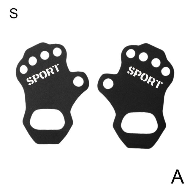 Wartleves 1 par de guantes antideslizantes para levantamiento de pesas, protectores de manos para mancuernas, dominadas, agarre para gimnasio