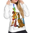 thumbnail image 5 of Lsque Scooby-Doo Pattern Casual Women's Hoodie,Hooded Sweatshirt with Kangaroo Pocket,Pullover Hoodie with Eye-catching Drawstrings-Medium, 5 of 8